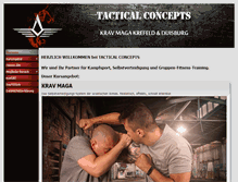 Tablet Screenshot of krav-maga-krefeld.de